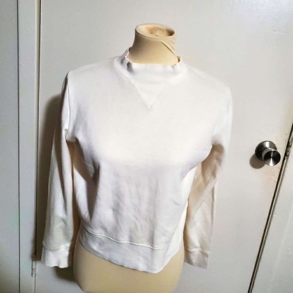 Miles by Madewell Cream Sweater Top Size Large